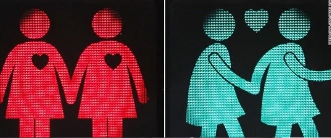 Haber | Viyana`da trafik ışıklarına eşcinsel dokunuşu