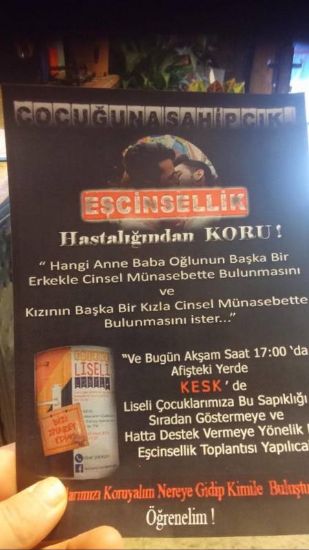 Haber | HOMOFOBİKLER, EDİRNE KESK’TEKİ LİSELİ LGBTİ TOPLANTISINI HEDEF GÖSTERDİ
