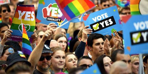 Haber | AVUSTRALYA EVLİLİK EŞİTLİĞİNE YÜZDE 61 OYLA “EVET” DEDİ